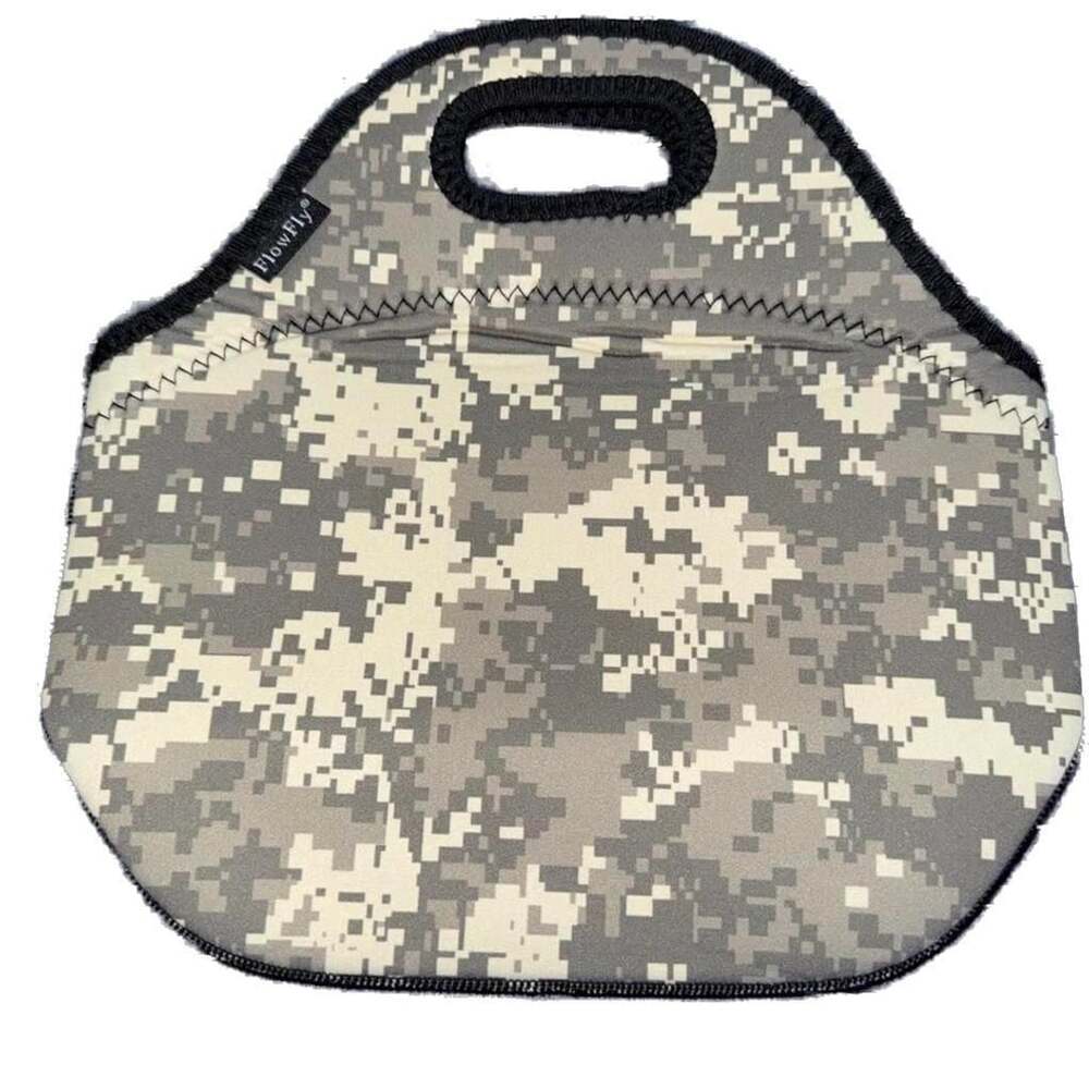 FlowFly Neoprene Digital Camo Insulated Lunch Bag (b3)